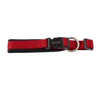 Wolters Professional Comfort Dog Collar Red/Black, Adjustable & Washable