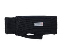 Wolters Ribbed Knit Sweater Black For Dogs - Cozy Warm