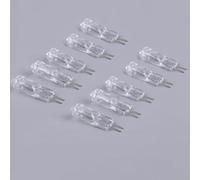 WOLTHID G4 AC120V 35W G4 Bi-Pin Light Bulbs 220V 50W G4 Halogen Bulbs Warm White G4 Halogen Lamp for Under-Cabinet Lights Ceiling Lights 10PCS 220V-35W