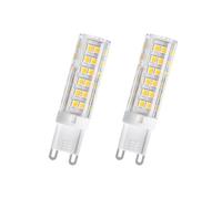 WOLTHID G9 Led Bulb 7W 220V Ac Cool White 6500K 360° Beam Angle G9 Led Light T4 Bi-pin Base for Chandelier Pendant Cabinet Lighting,7W-2PCS,Cool White