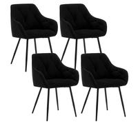 WOLTU 1/2/4/6 Dining Chair Armchair Velvet Kitchen Dining Room Restaurant Office