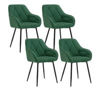 WOLTU 1/2/4/6 Dining Chair Armchair Velvet Kitchen Dining Room Restaurant Office