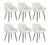 WOLTU 1/2/4/6 Dining Chair Armchair Velvet Kitchen Dining Room Restaurant Office