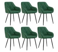 WOLTU 1/2/4/6 Dining Chair Armchair Velvet Kitchen Dining Room Restaurant Office