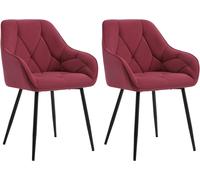 WOLTU 1/2/4/6 Dining Chair Armchair Velvet Kitchen Dining Room Restaurant Office