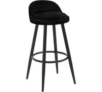 WOLTU 1x Tall Bar Stool, Bar Chair with Backrest, Kitchen Stool, Breakfast Stool