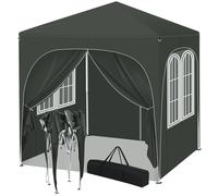 WOLTU 2m x 2m Pop Up Gazebo with Sides & Carry Bag Garden Party UV-Protection