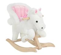 WOLTU Baby Rocking Horse, for 1-3 Years Old, White and Pink