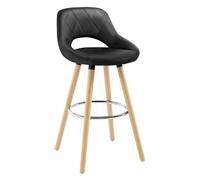 WOLTU Bar Stool, Breakfast Stool, Black