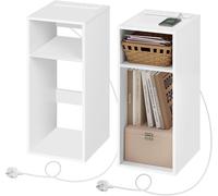 WOLTU Bedside Table Drawer Cabinet Small Side End Table Nightstand Storage Shelf