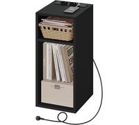 WOLTU Bedside Table Drawer Cabinet Small Side End Table Nightstand Storage Shelf
