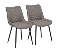 WOLTU Dining Chairs Set of 2, Accent Chairs, Dark Grey