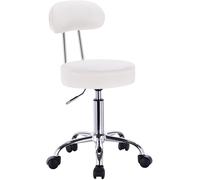 WOLTU Faux Leather Gas Lift Swivel Chair Stool Swivel Working Chair with Back