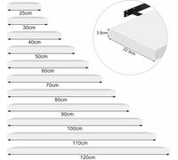 WOLTU High/Low Gloss Floating Shelf Shelves Display Unit Wall Mounted Bookcase