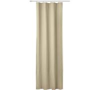 WOLTU Pencil Pleat Tape Top Curtain Thermal Insulated Curtain Panel for Bedroom Living Room Kitchen Door, 53 x 96 Inch, Sand, 1 Panel, VH5868sd