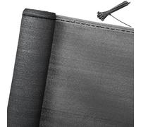 WOLTU Privacy Netting 1.2x10m HDPE Garden Screening Balcony Privacy Screen Sunshade Weatherproof, Windbreak Net Fence with Cable Ties, Anthracite