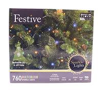 Wolvercroft Garden Centre Festive 760 Multicolour Indoor & Outdoor LED Sparkle Lights