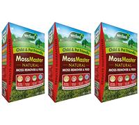 Wolvercroft Garden Centre Westland Moss Master Natural Moss Remover & Feed (80sqm) x 3