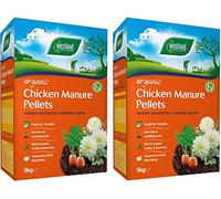 Wolvercroft Garden Centre Westland Organic Chicken Manure Pellets (5kg) x 2
