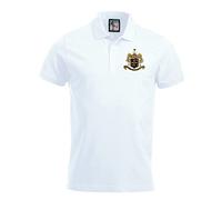 Wolverhampton W. 1940s Retro Football Polo Embroidered Logo White