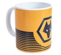 Wolverhampton Wanderers Fc Linear Ceramic Mug Yellow/black (One Size)