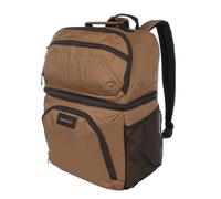 WOLVERINE 36 Can Cooler Backpack with Durable Nailhead Nylon, Dual Compartment Cooler & Dry Storage, Padded Mesh Back Panel, & Exterior Water Bottle Pockets