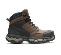 Wolverine Men's Alpha Ft Infinity System 6" Soft Toe Waterproof Construction Boot, Dark Coffee, 10 X-Wide
