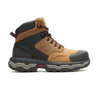Wolverine Men's Alpha Ft Infinity System 6" Soft Toe Waterproof Construction Boot, Dark Tan, 8.5 X-Wide