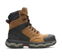 Wolverine Men's Alpha Ft.Wolverine Infinity System 8" Composite Toe Waterproof Construction Boot, Dark Tan, 8 UK
