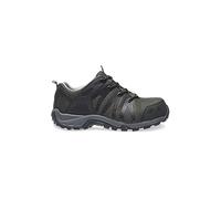 WOLVERINE Men's Amherst Safety-Toe Shoe, Black, 8 X-Wide