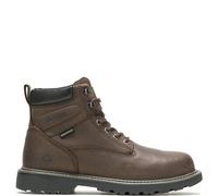 Wolverine Men's Floorhand 6 Inch Waterproof Steel Toe Work Shoe, Dark Brown, 7.5 M US