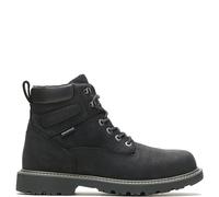 WOLVERINE Men's Floorhand Waterproof 6" Soft Toe Work Boot, Black, 13 3E