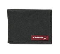 WOLVERINE Men's Guardian Cotton Passcase Wallet with RFID Protection, Six Card Slots and Two Slip Pockets, Onyx, One Size, Onyx, One Size