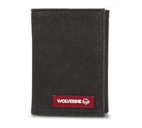 WOLVERINE Men's Guardian Cotton Trifold Wallet with RFID Protection, Six Card Slots and Three Slip Pockets, Onyx, One Size, Onyx, One Size