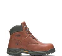Wolverine Mens Harrison Lace Up 6 Inch Work Boot, Brown, 10 UK