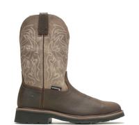 Wolverine Men's Rancher Square Steel Toe Waterproof Wellington Western Boot, Dark Taupe, 8