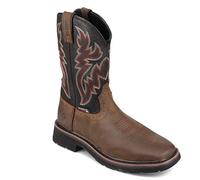 WOLVERINE - Mens Rancher Wp Boots, 10 UK, Black/Brown
