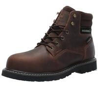 Wolverine Men's Revival 6" Waterproof Composite Toe Industrial Boot, Dark Brown, 12 UK