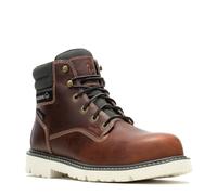 Wolverine Men's Revival 6" Waterproof Composite Toe Industrial Boot, Rust, 10 UK