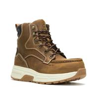 WOLVERINE Men's Ride Performance Waterproof Composite Toe Wedge Construction Boot, Cashew, 13 X-Wide