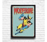 Wolverine Poster - Superheroes Comic Book Wall Art Print - Iconic Superhero Team Artwork - Vintage & Modern Decor for Fans - Crisp Print for Home, Office, or Gift