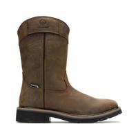 Wolverine Rancher Pulltab Waterproof 10" Men's Construction Boots, Coffee Black, 10.5M