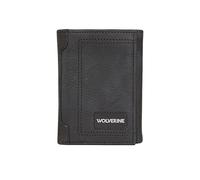 WOLVERINE Rugged Trifold Leather Wallet, Black, One Size