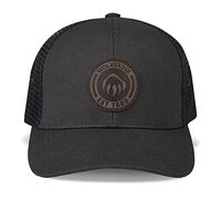 WOLVERINE Unisex's Trucker Hat Snap Back Baseball Cap for Men and Women, One Size Fits, 1883-Onyx