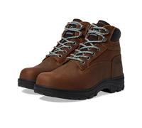 Wolverine Women's Carlsbad 6" Waterproof Steel Toe Construction Boot, Sudan Brown, 5 UK