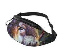 Wolves and Dream Catchers Fanny Pack for Men Women, Fashion Festival Fanny Pack, Travel Sport Walking Waist Bag