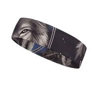 Wolves and Dream Catchers Sweatbands Wicking and Moisture-Wicking Function Running Headband Cotton Polyester Fiber Sweat Band for Tennis Basketball Running Gym Working Out