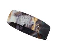 Wolves and Dream Catchers Sweatbands Wicking and Moisture-Wicking Function Running Headband Cotton Polyester Fiber Sweat Band for Tennis Basketball Running Gym Working Out