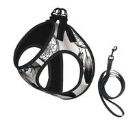 Wolves And Dream Catchers03 Print Dog Harness Adjustable Walk Puppy Harnesses Leash Clips Pet Harnesses Training Pet Vest