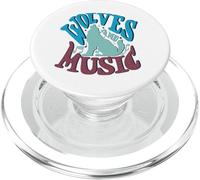 Wolves and Music Musician Piano Wolf PopSockets PopGrip for MagSafe